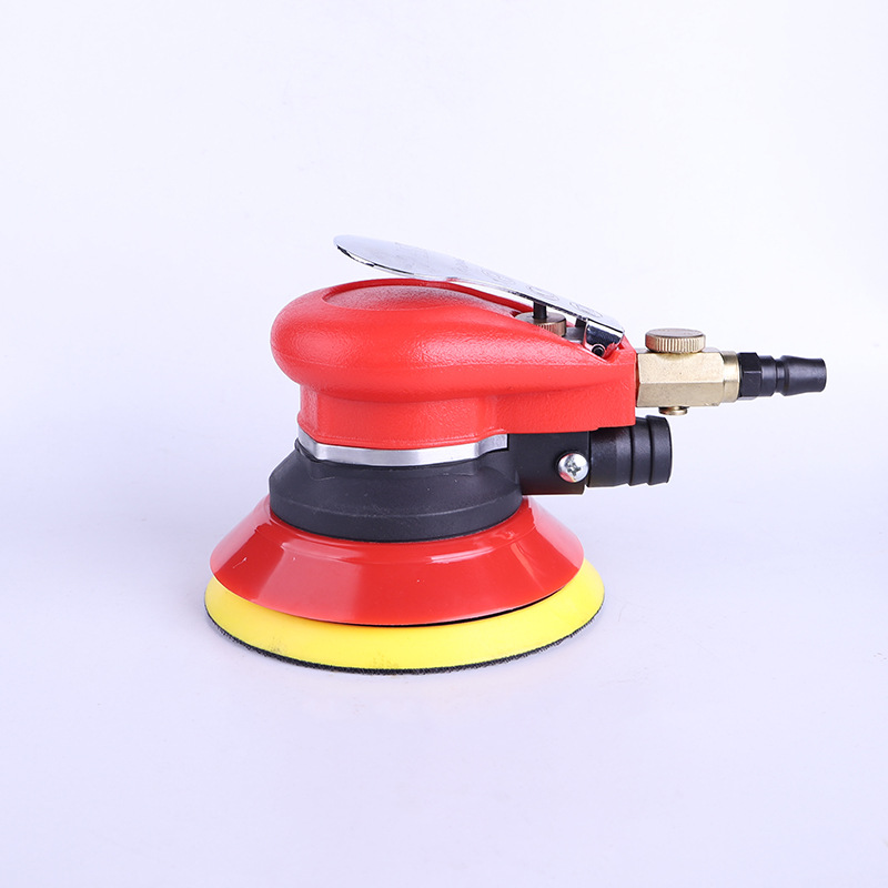 Pneumatic Grinder Sandpaper Polishing Machine 6Inch Car Waxing Machine Small with Dust Collection Polishing Machine