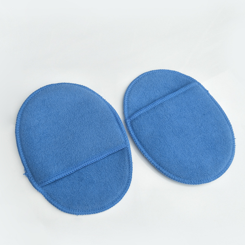 Pocket Waxing Round Cake Polishing Waxing Sponge Car Crystal Plated Edge Pressing Waxing Sponge Microfiber Cleaning Sponge