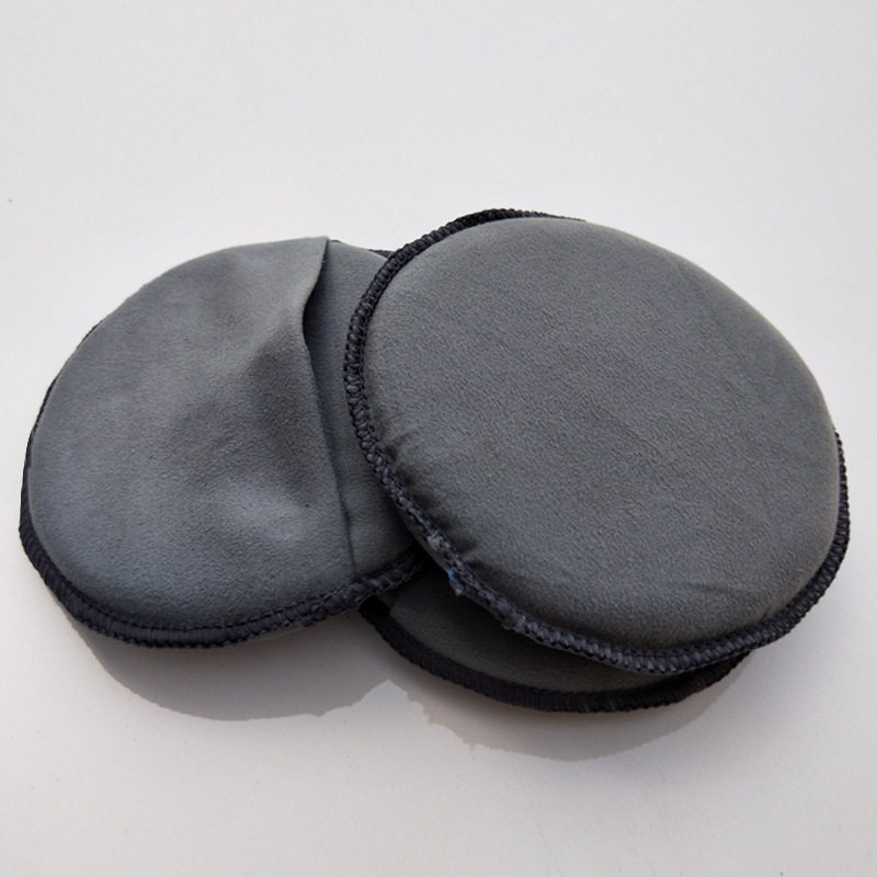 Factory Direct Sales Car Beauty Waxing Sponge round Edge Pressing Car Sponge Microfiber Polishing Small Sponge