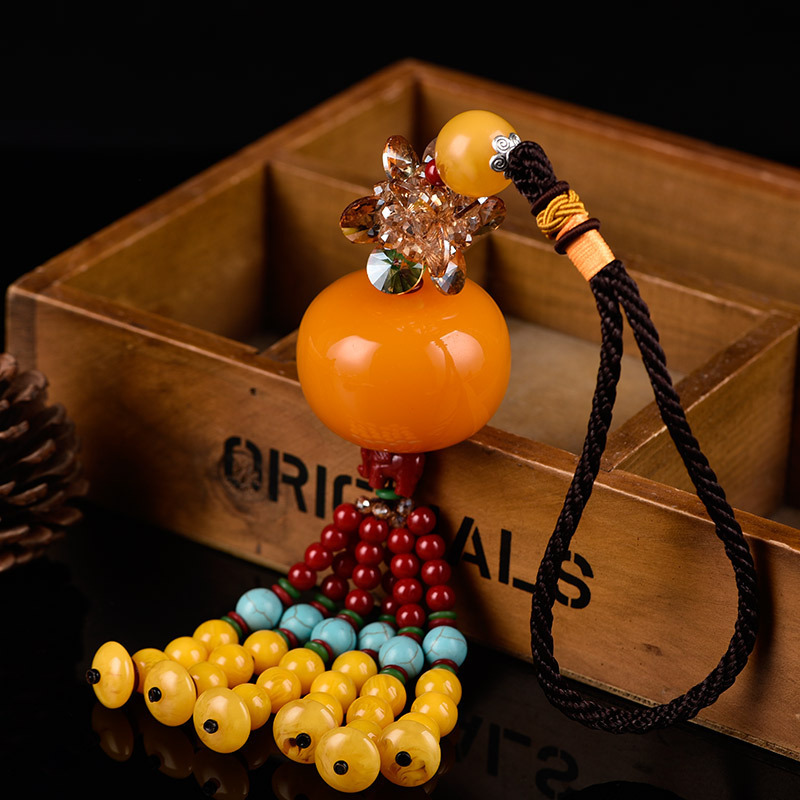 Factory direct sale of high grade car pendant car wax interior decoration transshipment ball steam tassel a hair