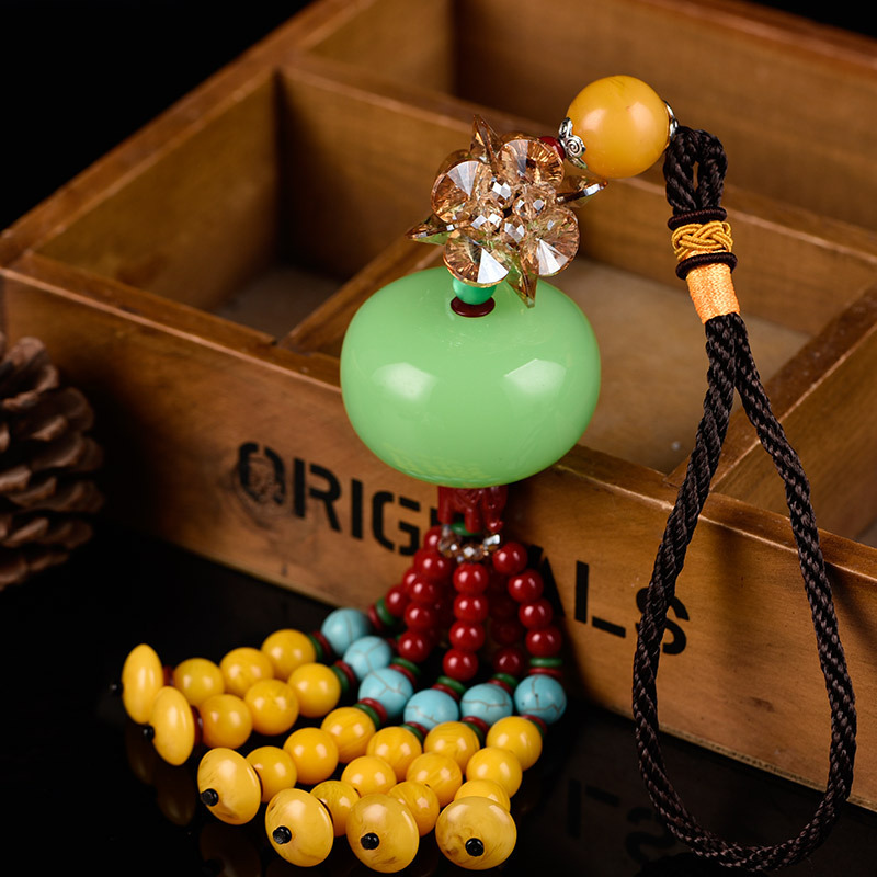 Factory direct sale of high grade car pendant car wax interior decoration transshipment ball steam tassel a hair