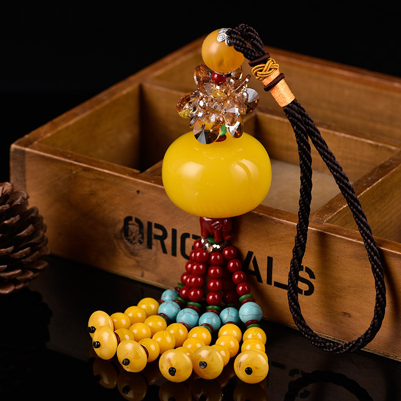 Factory direct sale of high grade car pendant car wax interior decoration transshipment ball steam tassel a hair