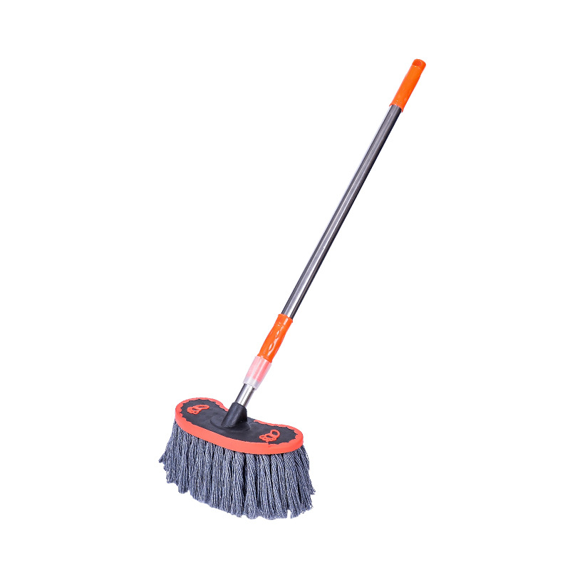Free Shipping Special for Car Wash Mop Long Handle Retractable Soft Wool Cotton Car Wax Brush Multifunctional Car Mop