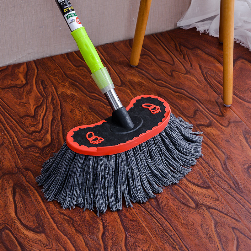 Free Shipping Special for Car Wash Mop Long Handle Retractable Soft Wool Cotton Car Wax Brush Multifunctional Car Mop