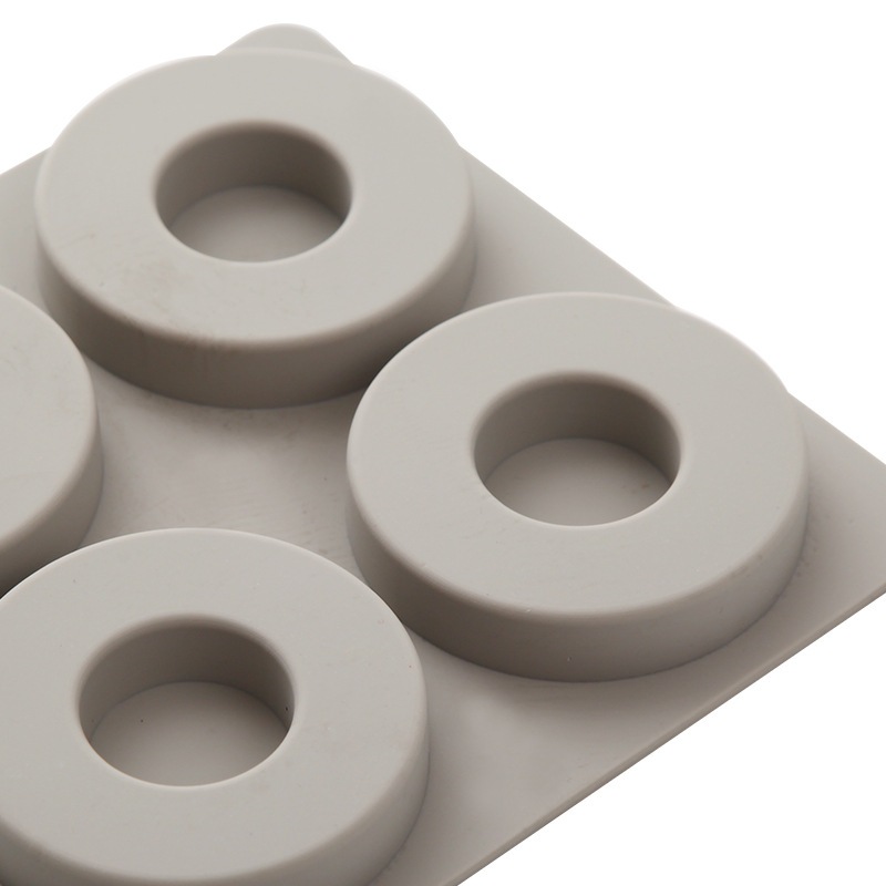 Silicone Aromatherapy Mold Silicone 4-Piece Ring Wax Tablets Gypsum Wax Tag Mold Car Hanging Mold Silicone Products