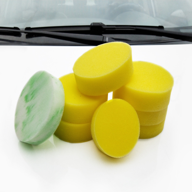 round Sponge Edge Pressing Sponge Car Beauty Sponge Polishing Spong Mop Car Sponge Waxing Sponge