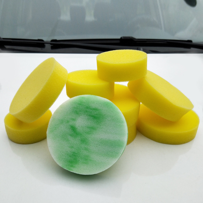round Sponge Edge Pressing Sponge Car Beauty Sponge Polishing Spong Mop Car Sponge Waxing Sponge