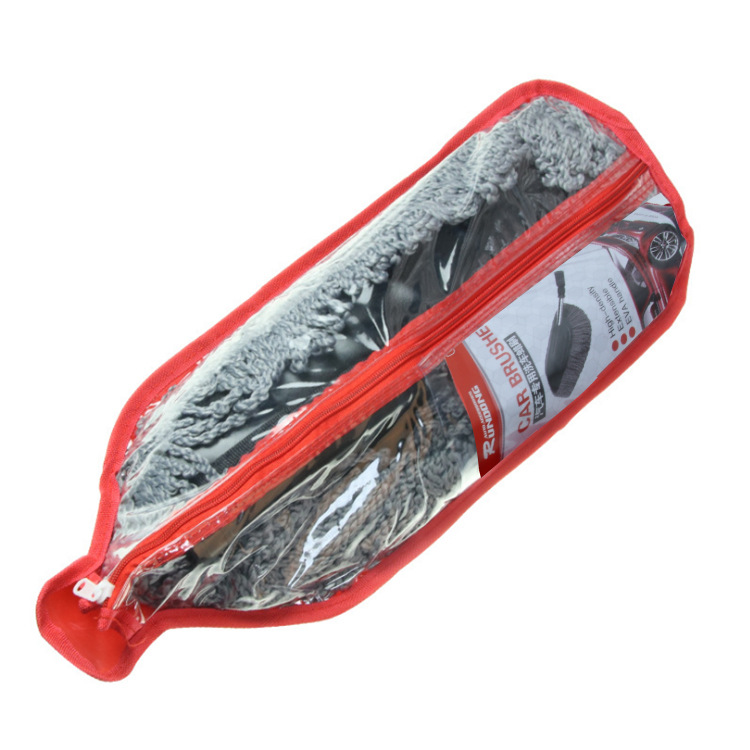 Rundong Thickened Car Wash Brush Encryption Car Eva Steel Handle Wax Brush Dust Brush Wax Brush LS-409A