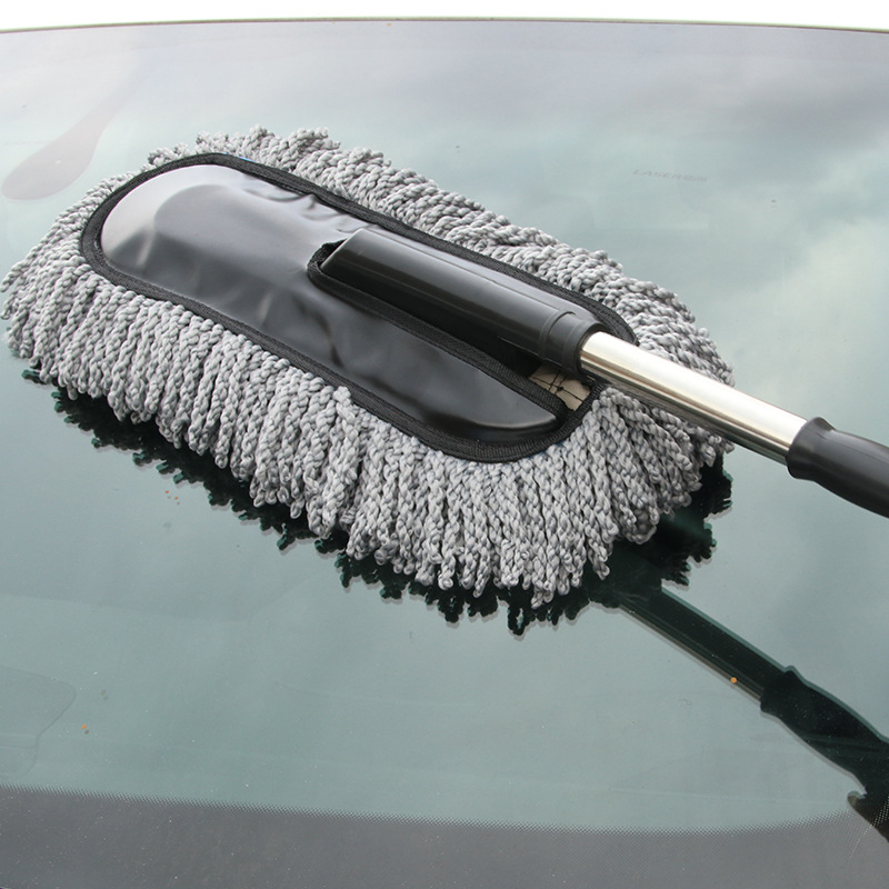 Rundong Thickened Car Wash Brush Encryption Car Eva Steel Handle Wax Brush Dust Brush Wax Brush LS-409A