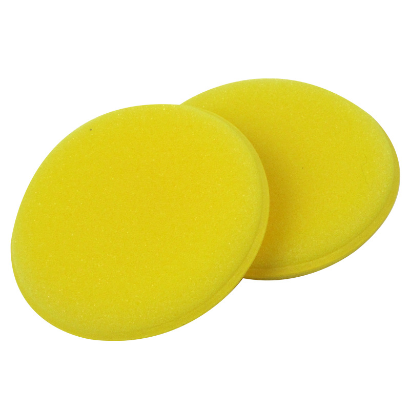 Car Sponge Pressed Trim Waxing Sponge Compression round Waxing Sponge 12 a Pack Car Wash Tools