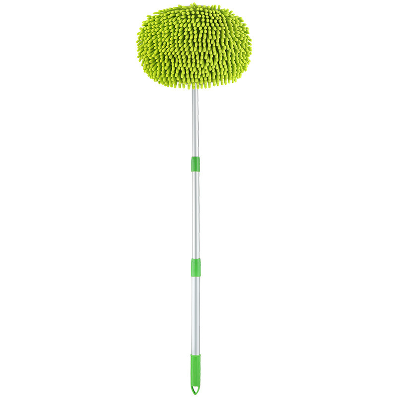 Car Chenille Three-Section Retractable Car Wash Mop Car Wash Brush Soft Fur Wax Mop Car Cleaning Tool