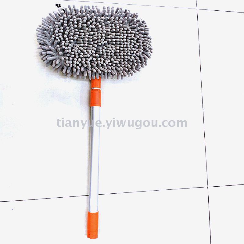 Automotive supplies retractable triple chenier car wash mop wax tow dust duster car cleaner car wash tools