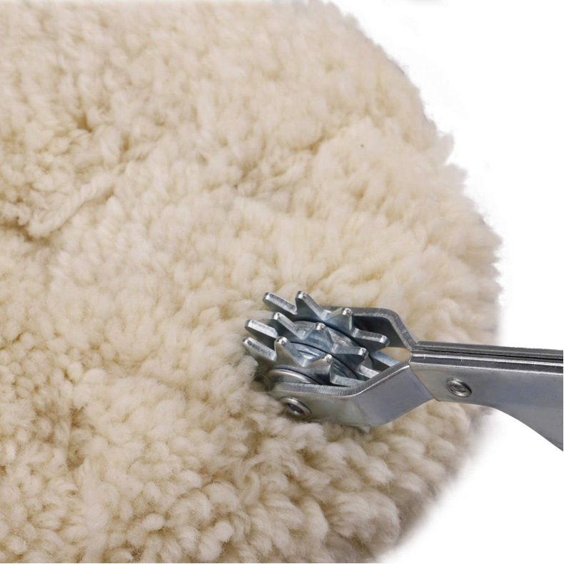 Cross-Border Polishing Pad Cleaning Tool 2 Pieces Amazon Hot Sale Wool Grinding Wheel Knife Car Waxing Sponge Cleaning Brush