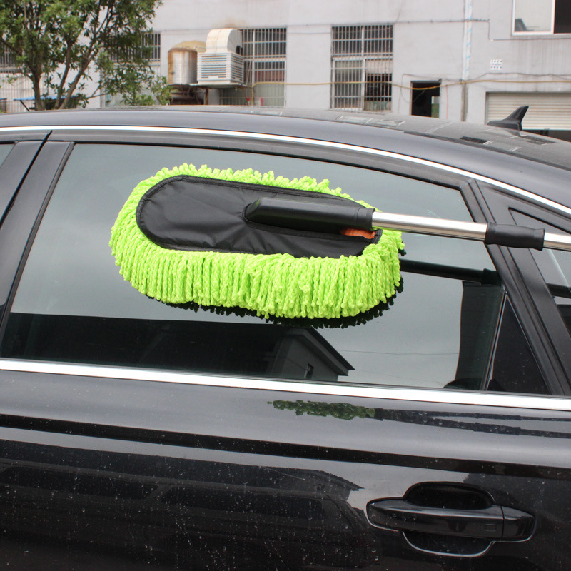 Rundong Nanofiber Wax Mop Car Wax Brush Car Wax Mop Car Wash Duster Dust Removal Brush LS-409B