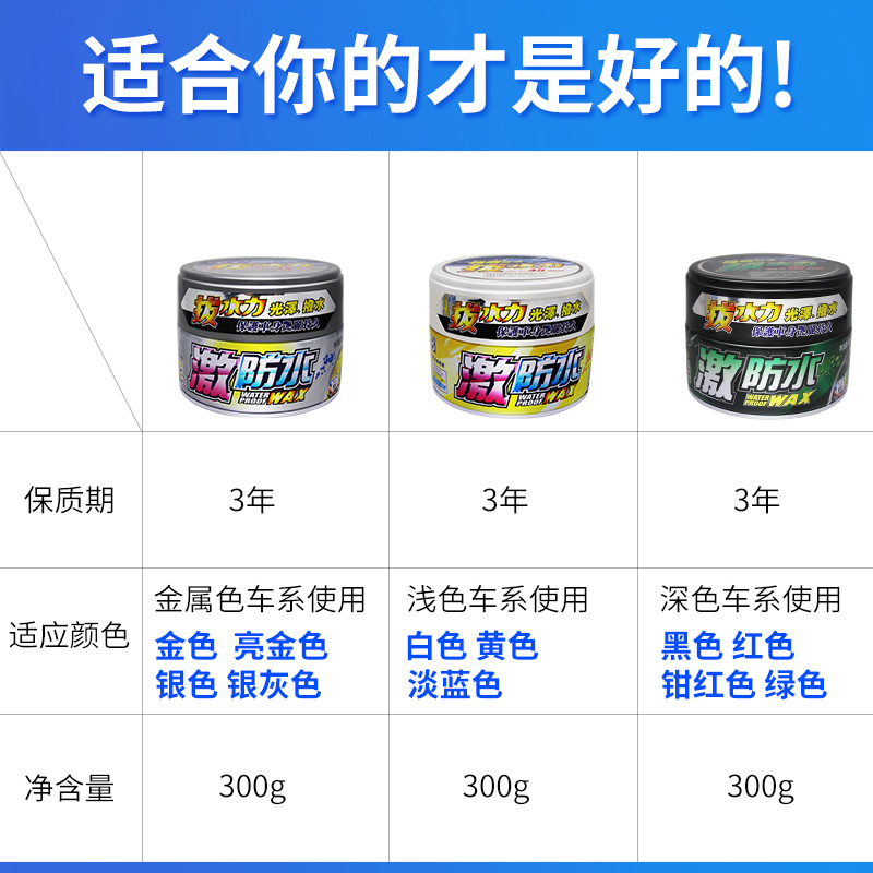 Botny-Induced Anti-Car Wax Water-Dispersing Wax Car Wax Dial Car Wax Long-Term Anti-Car Wax Rain Paint Protective Wax