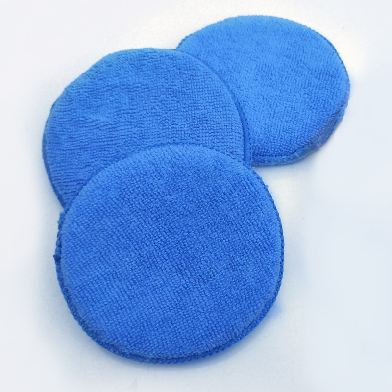 5 Inch Car Beauty Waxing Sponge Car Wash Sponge Beauty Cleaning Sponge Polishing round Spong Mop