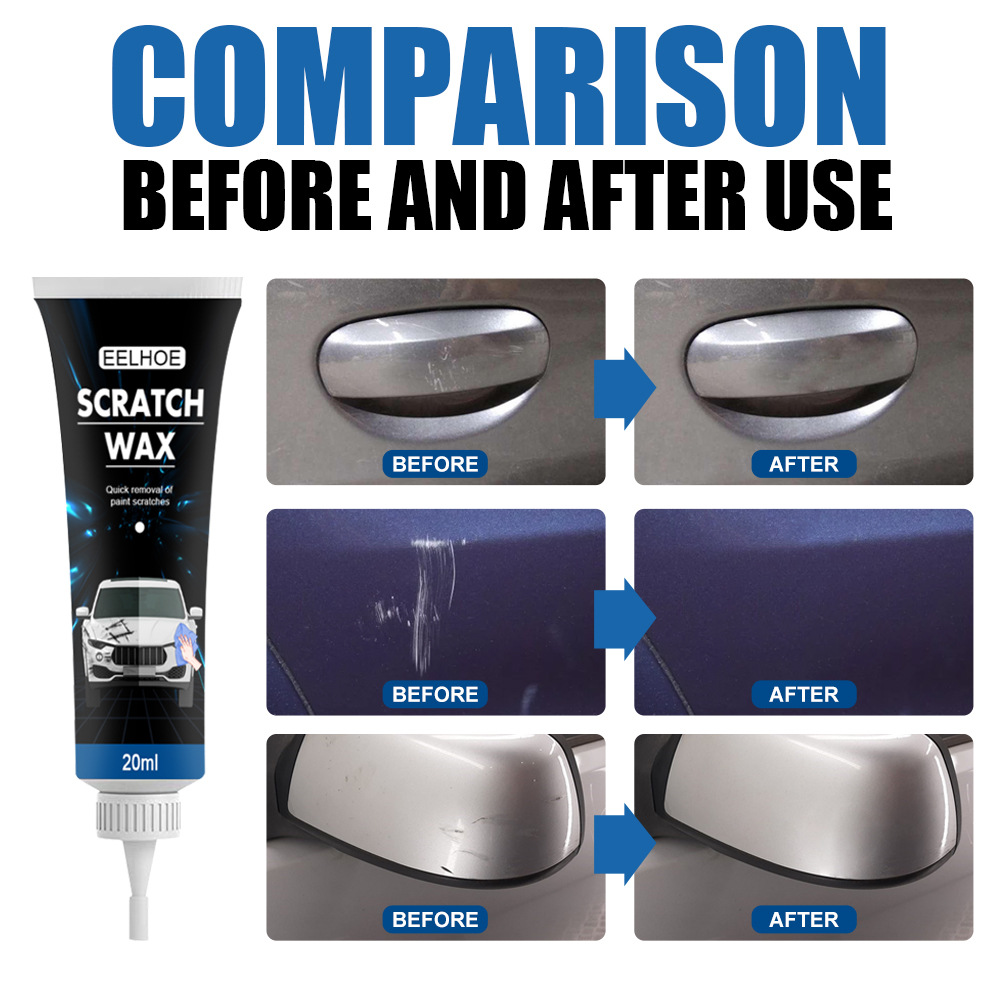 Cross-Border Eelhoe Car to Scratch Wax Scratch Scratch Scratch Repair Gadgets Polishing Abradant Universal