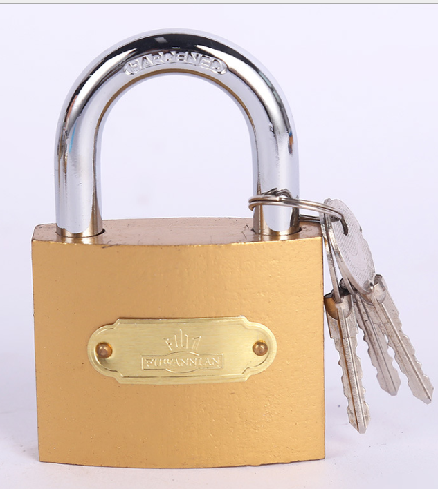 Thickened Brass Padlock Imitation Copper Small Padlock Small Copper Lock Lock Head Mutual Padlock Machine Box Lock 