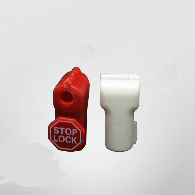 Hook lock anti-theft anti-theft lock hook buckle digital supermarket shelves red plastic lock padlock