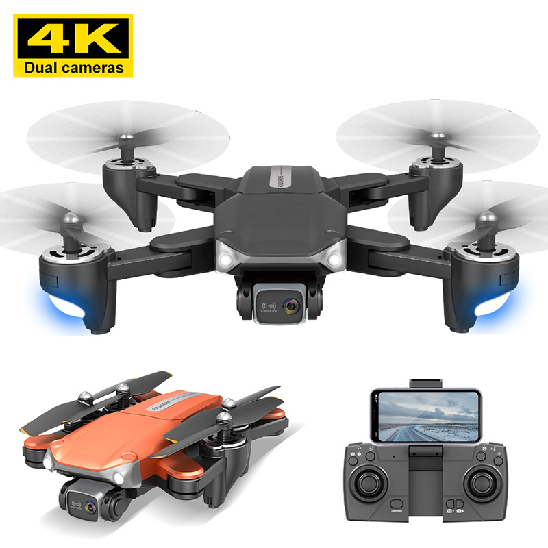 At001 Cross-Border Drone Folding Optical Flow UAV Remote-Control Four-Axis Aircraft Electrical Adjustment 4K Drone for Aerial Photography