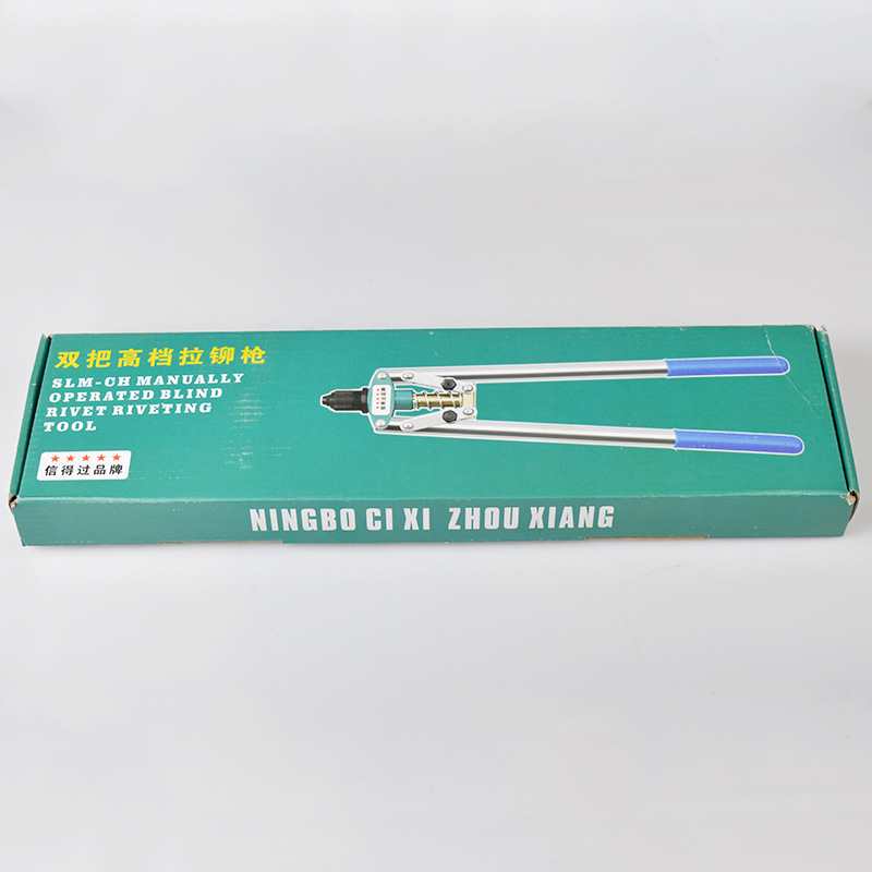 Double Handle Manual Core Pulling Riveter Riveting Gun Wholesale Long Arm Labor Saving Riveting Gun Riveter
