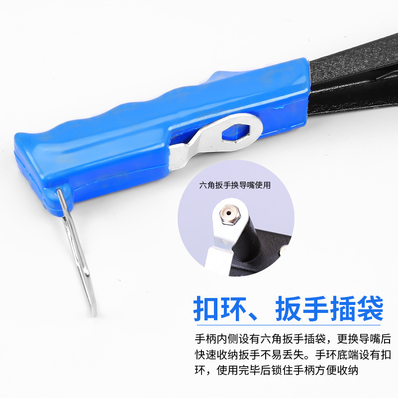 Riveter Pop Rivet Riveting and Grabbing Pliers Willow Hat Nut Mording Tool Pulling Gun Manual Core Pulling Riveting Gun