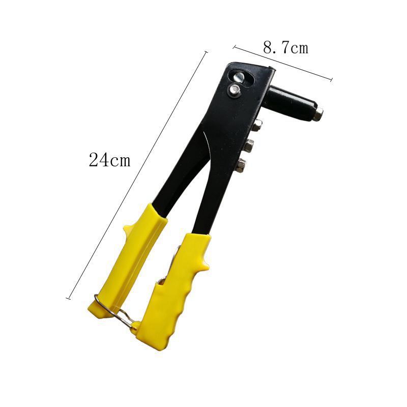 Factory Direct Sales 9.5-Inch Self-Plugging Rivet Single-Handle Riveter Riveting Gun Manual Rivetting Machine Single-Hand Riveting Gun