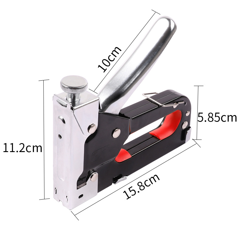 Factory Direct Sales Manual 3-in-1 Staple Gun U-Shaped T-Shaped Door Multi-Functional Amazon AliExpress E-Commerce Hot Sale