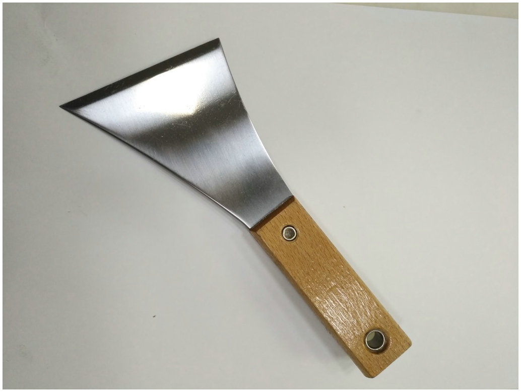 Japanese-Style Wooden Clip Shovel Putty Knife Gray Knife Cleaning Knife Plastering Trowel Batch Knife Cleaning Shovel Putty Knife Clay Iron Plate