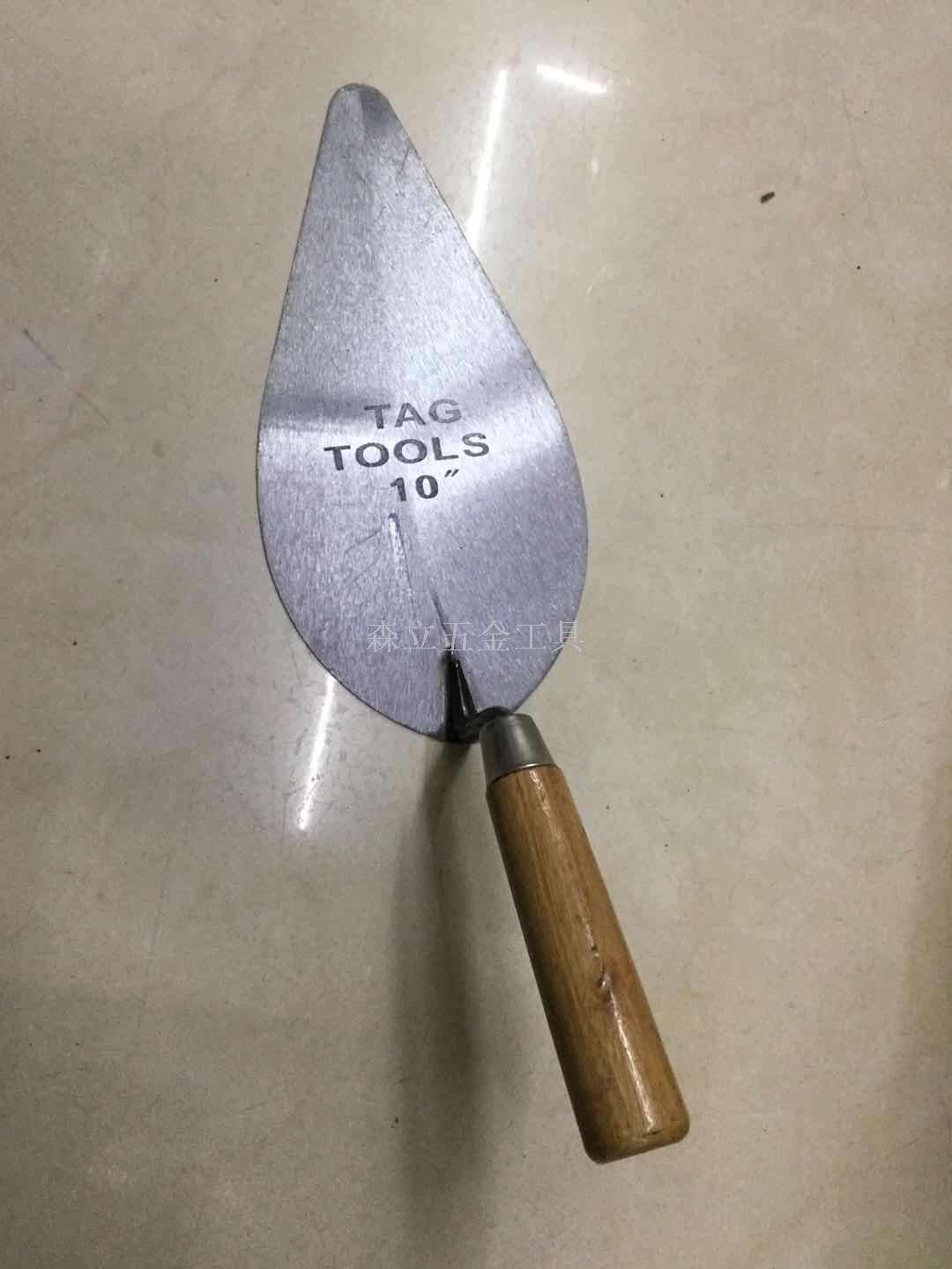Peach Bricklaying Knife Construction Masons Tools Clay trowel Wooden Handle various Specifications Complete
