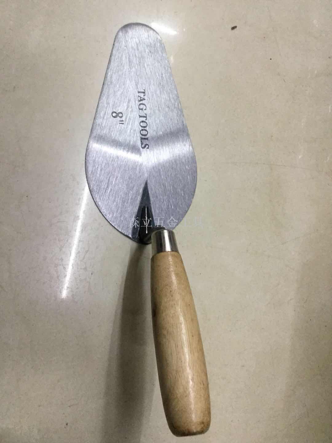 Peach Bricklaying Knife Construction Masons Tools Clay trowel Wooden Handle various Specifications Complete
