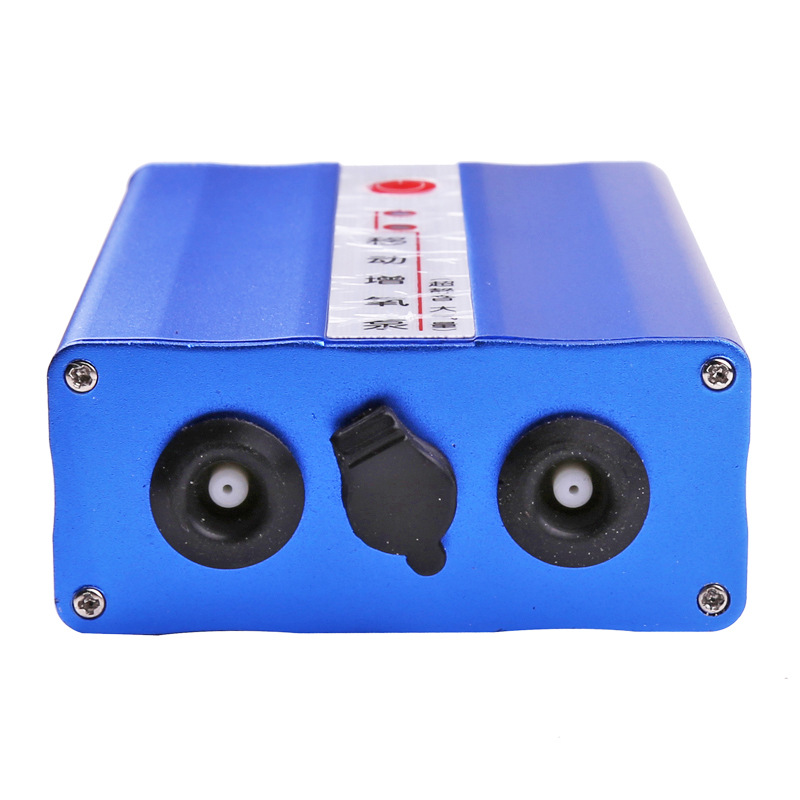 Ultra-Quiet Fish Tank Mobile Oxygen Pump Dual-Tube Charging AC/DC Dual-Use Oxygen Pump