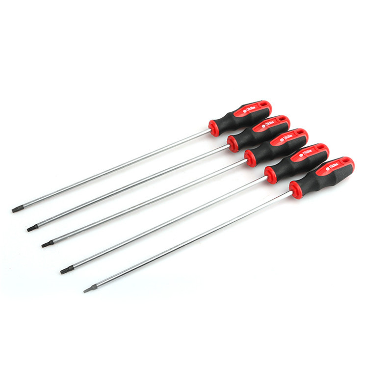 Hole Magnetic Lengthened Hexagon Socket Screwdriver Star Pattern Screwdriver Rice Word with Hole Screwdriver T Bit