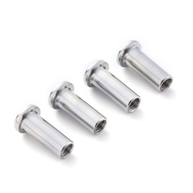 Flat Head Semi-Hollow Aluminum Rivet Hexagon Socket Flat Head Hollow Rivet a Large Number of Spot 304 Stainless Steel Hollow Rivets
