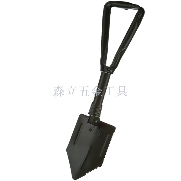 Large folding shovel gardening shovel multi - purpose shovel hoe black dark green shovel gardening tools