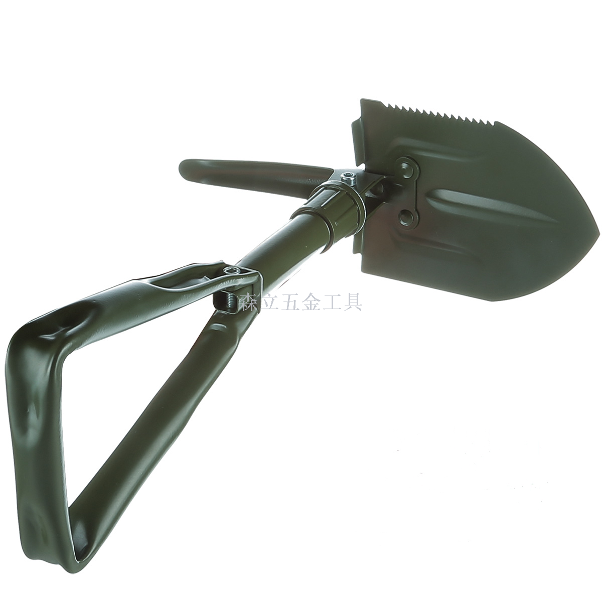 Large folding shovel gardening shovel multi - purpose shovel hoe black dark green shovel gardening tools