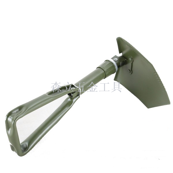 Large folding shovel gardening shovel multi - purpose shovel hoe black dark green shovel gardening tools