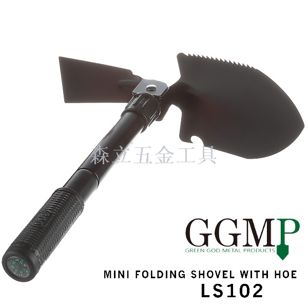 Multi purpose Hoe with Compass Green Zipper Canvas Bag Gardening Hoe Tools