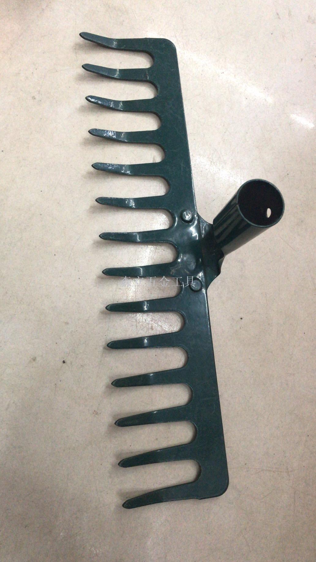 Red rake 12 teeth 14 teeth 16 teeth Welding Rivet Rake garden 