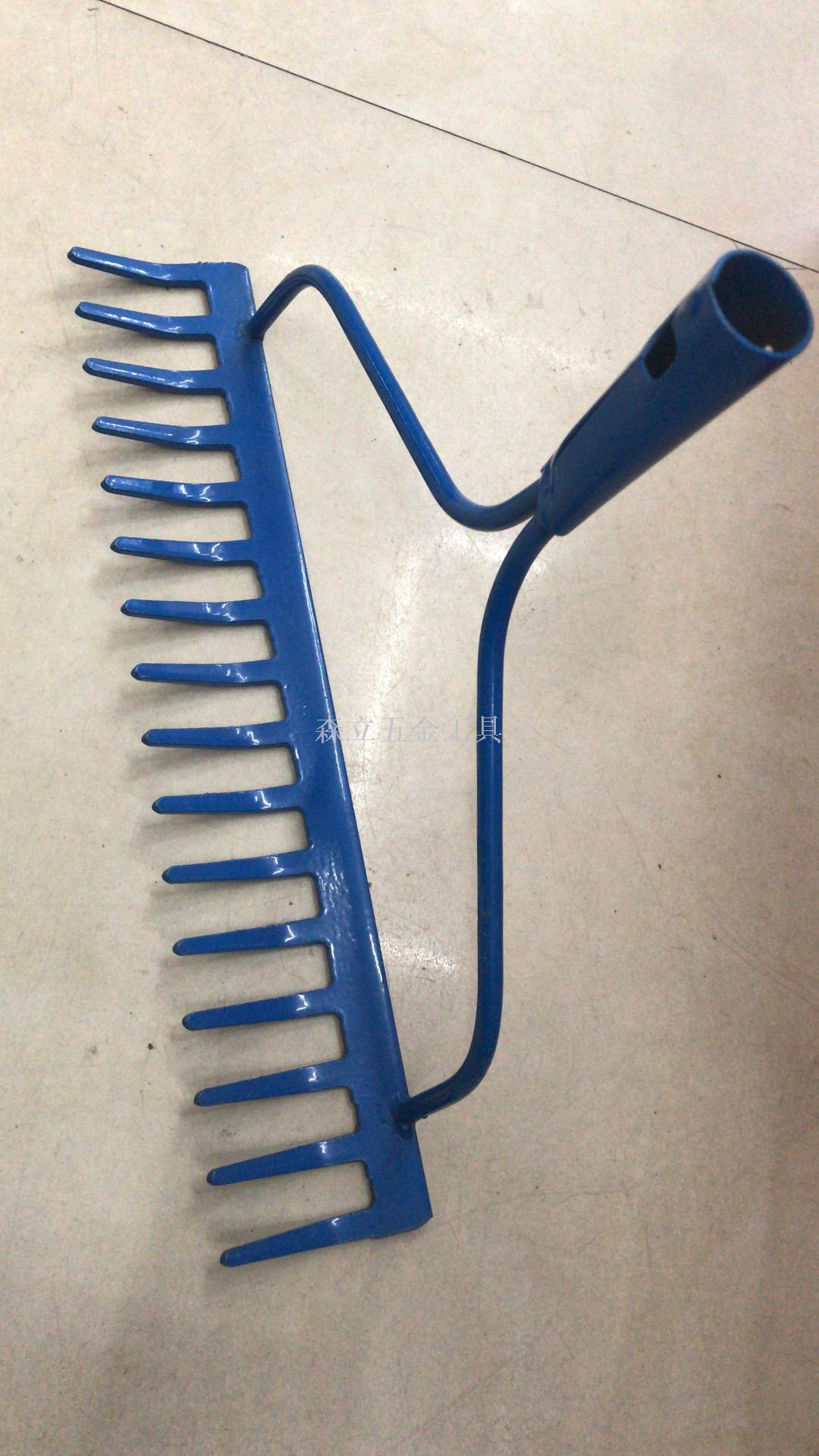 Red rake 12 teeth 14 teeth 16 teeth Welding Rivet Rake garden 