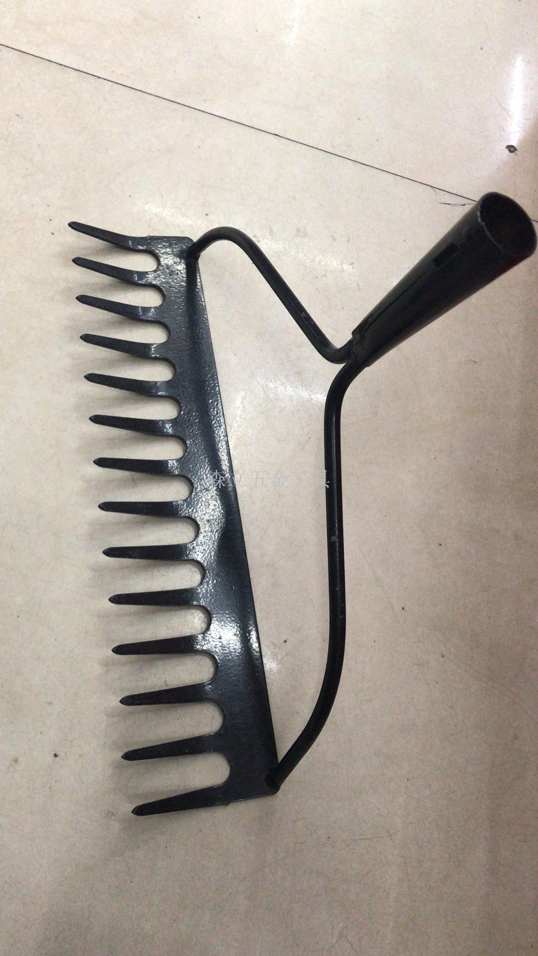 Red rake 12 teeth 14 teeth 16 teeth Welding Rivet Rake garden 