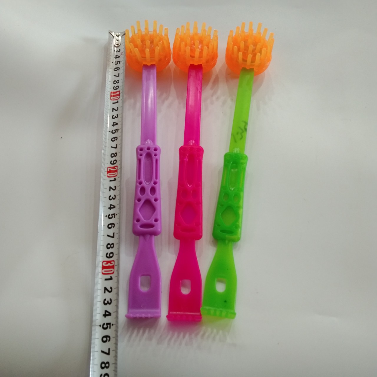 Folding Constantly Plastic Massage Hammer Two-Color Massage Hammer Massage Not Asking for Itching Rake Back Massage Hammer Back Scratcher