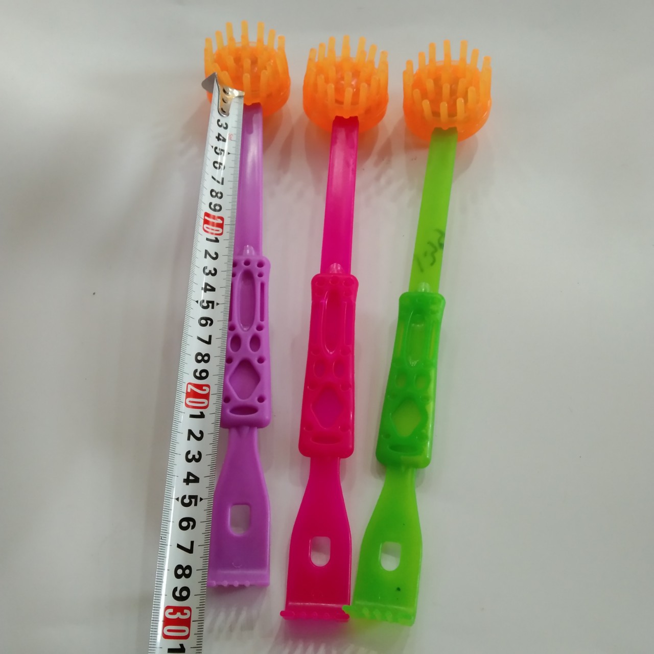 Folding Constantly Plastic Massage Hammer Two-Color Massage Hammer Massage Not Asking for Itching Rake Back Massage Hammer Back Scratcher