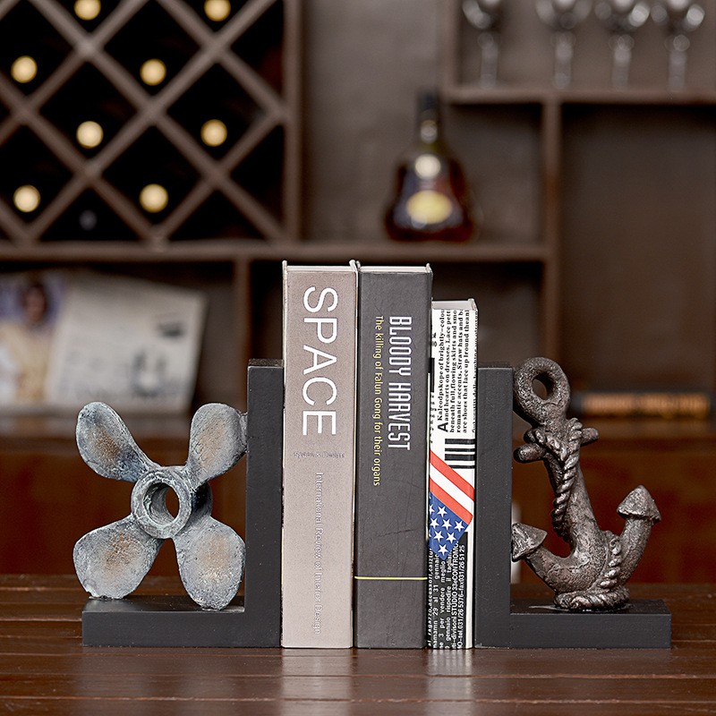 Manufacturers wholesale European archaize propeller book file decoration living room study decoration hotel club decoration