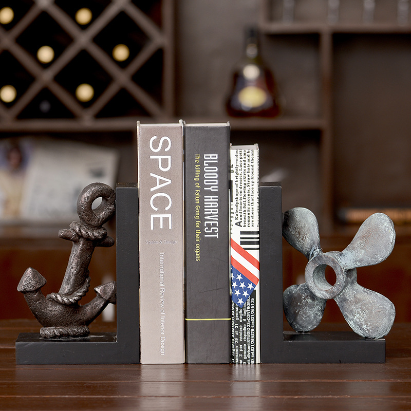 Manufacturers wholesale European archaize propeller book file decoration living room study decoration hotel club decoration