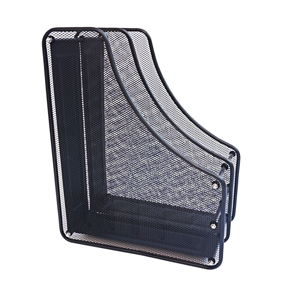 Office desktop storage supplies metal wire two sets of file rack file rack file bar data box