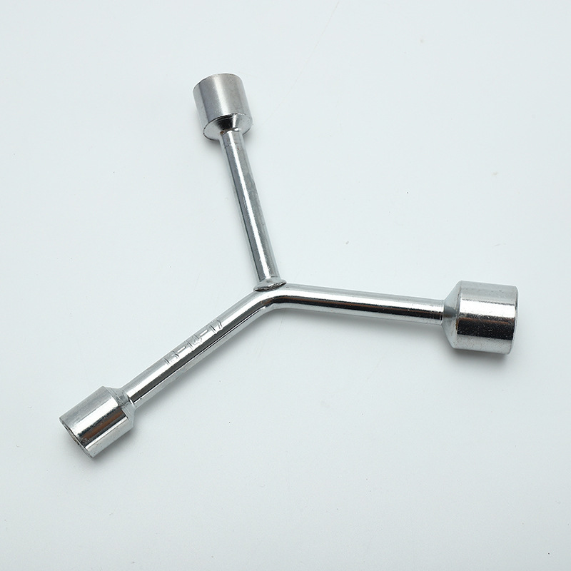 Factory Exclusive Supply Y-Type Socket Wrench Galvanized Three-Fork Socket Wrench Carbon Steel Refined Wholesale Monkey Spanner