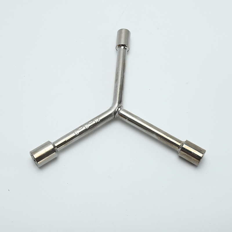 Factory Exclusive Supply Y-Type Socket Wrench Galvanized Three-Fork Socket Wrench Carbon Steel Refined Wholesale Monkey Spanner