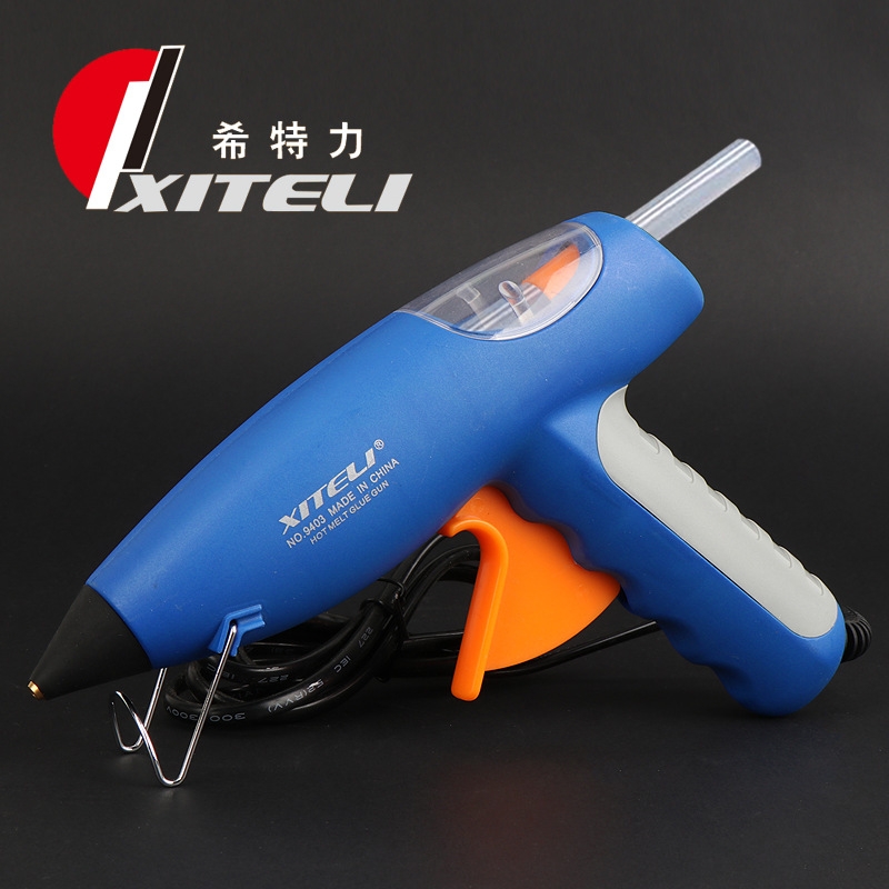 High Quality Electric Hot Melt Glue Gun 40W 60W 80W 100W Voltage 100-240V Blue Yellow White and Gray