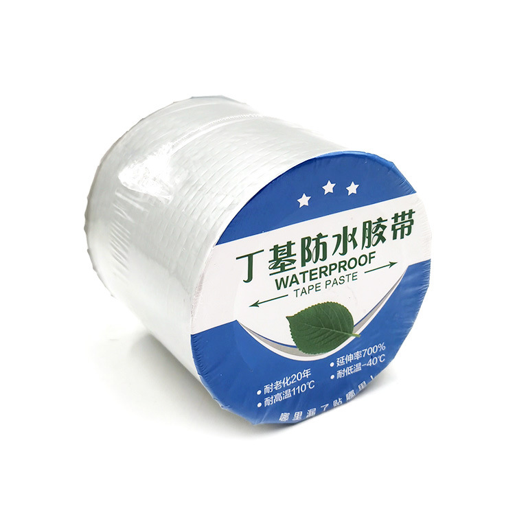 Wholesale Aluminum Foil Butyl Rubber Tape Waterproof Sealing Self-Adhesive Tape Colored Steel Bungalow Roof Leak-Repairing Material